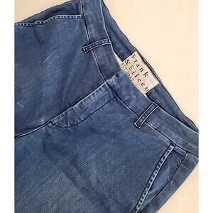 Frank Eileen Wicklow Jeans Raw Hem Crop Women 8